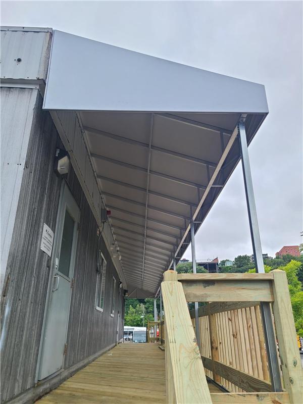 Commercial awning and shade installation by SV Design, portfolio image 9