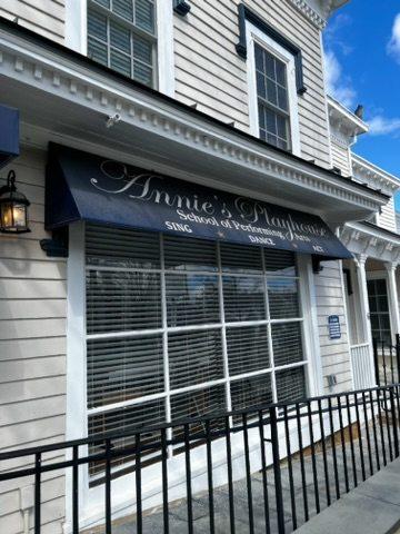 Commercial awning and shade installation by SV Design, portfolio image 15