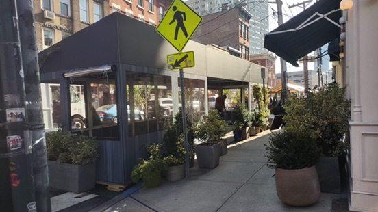 Commercial awning and shade installation by SV Design, portfolio image 19