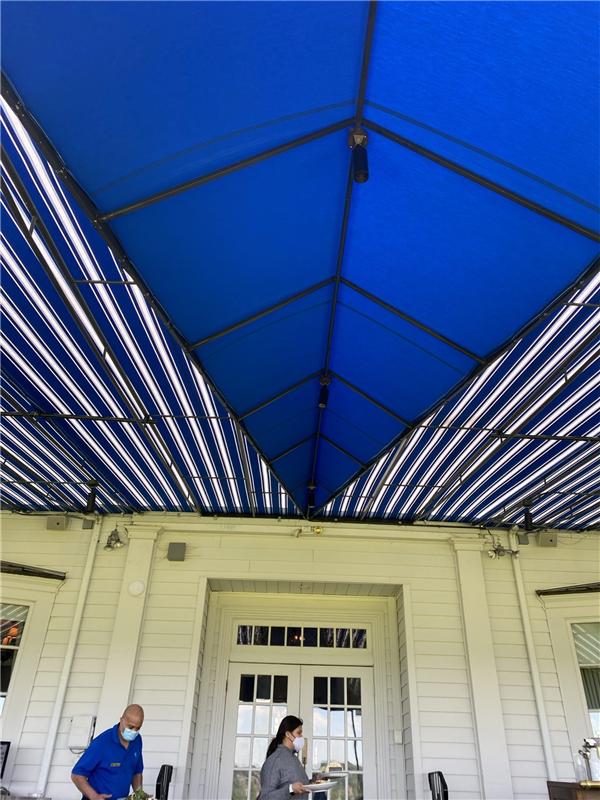 Commercial awning and shade installation by SV Design, portfolio image 77