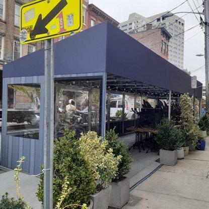 Commercial awning and shade installation by SV Design, portfolio image 84